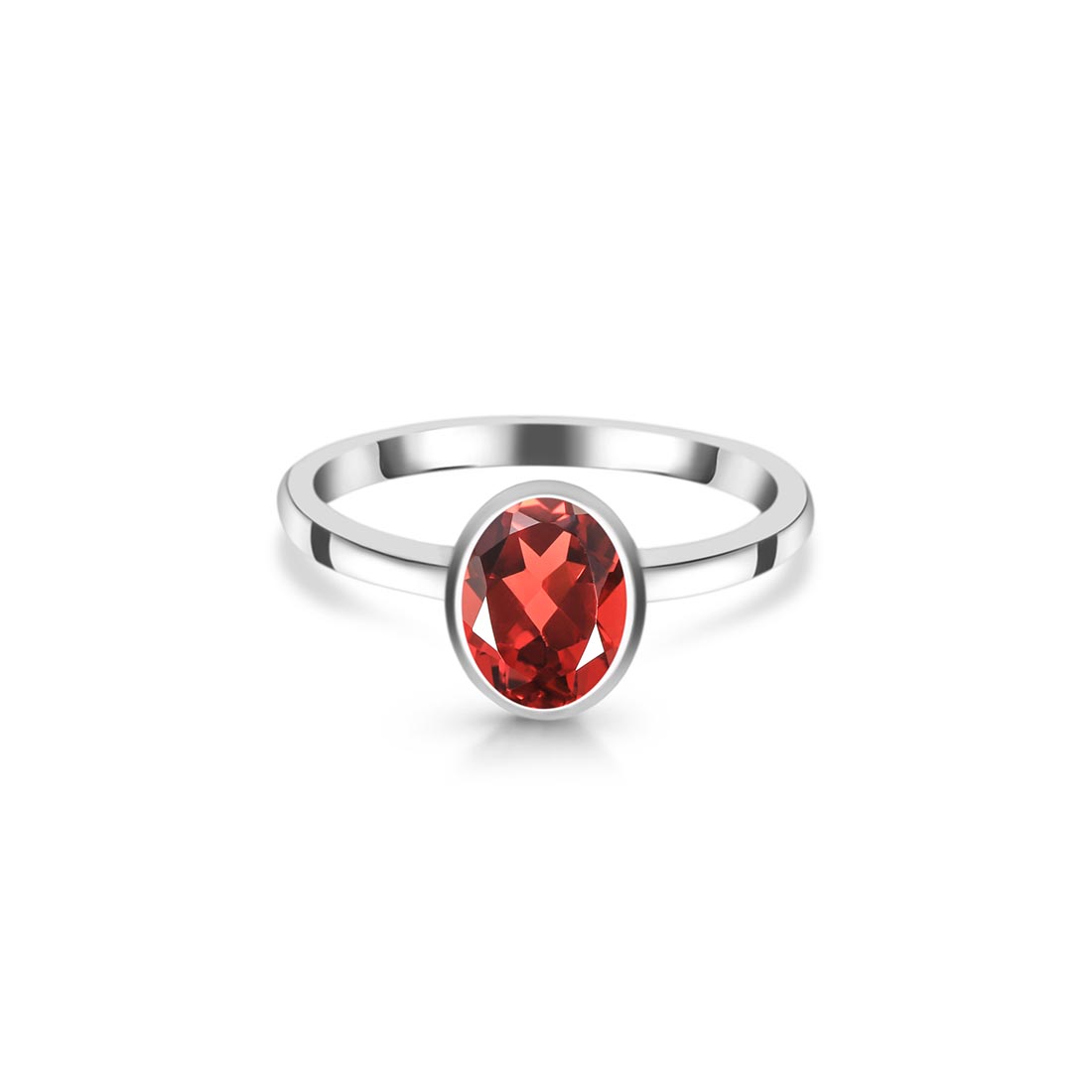 Garnet Ring-(GAR-SR-248.)